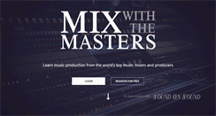 Desktop Screenshot of mixwiththemasters.com